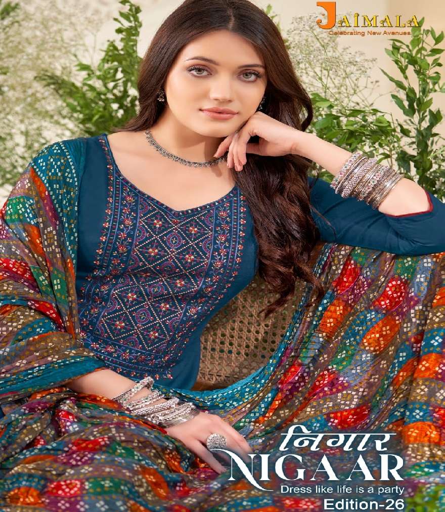 NIGAAR-26 BY Open Pic JAIMALA by Alok Suit